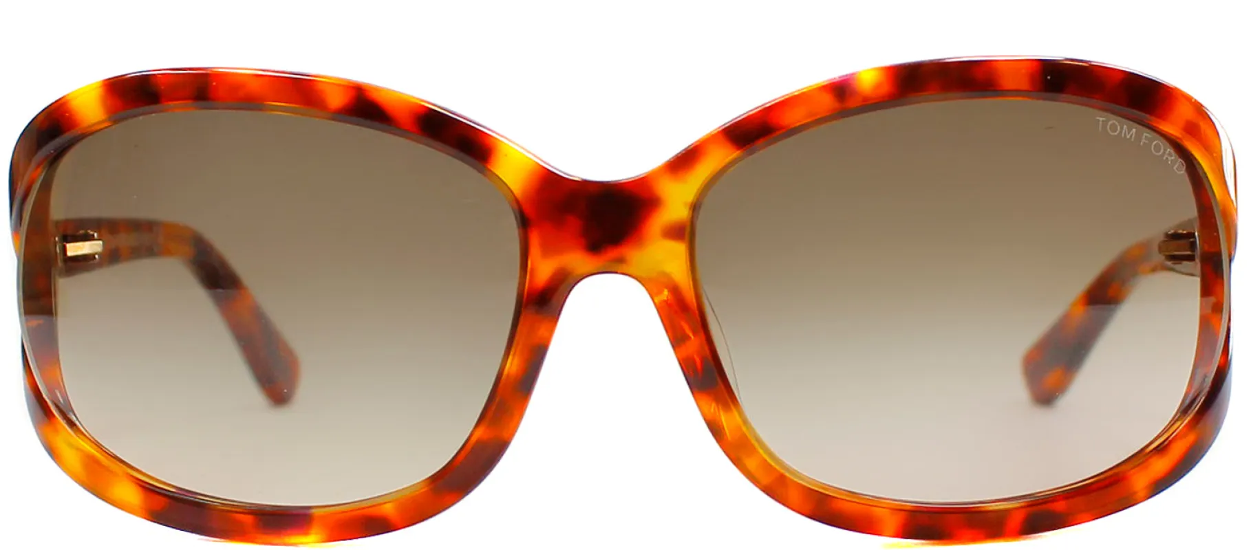 Tom Ford Vivienne TF 278 47F Fashion Plastic Tortoise/ Havana Sunglasses with Brown Gradient Lens made by Tom Ford