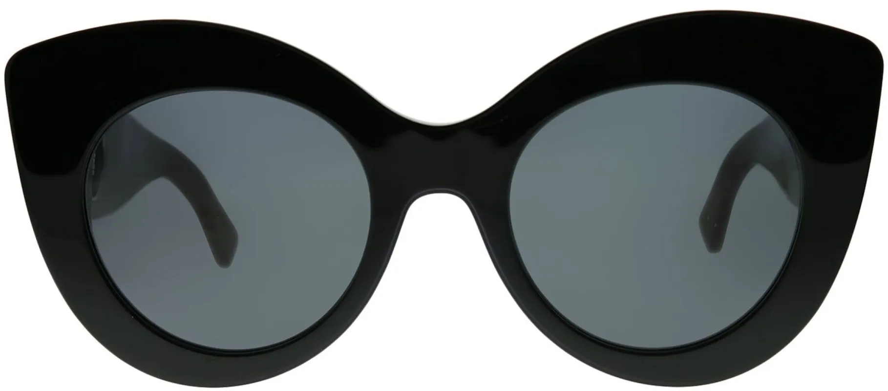 Fendi FF 0306 R60 IR Cat-Eye Plastic Black Sunglasses with Grey Lens sold by Gaffos
