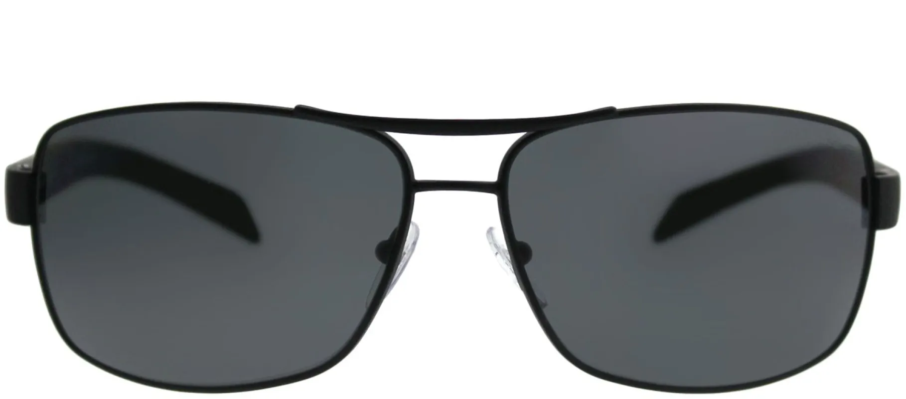 Prada Linea Rossa PS 54IS DG05Z1 Aviator Metal Black Sunglasses with Grey Polarized Lens sold by Gaffos