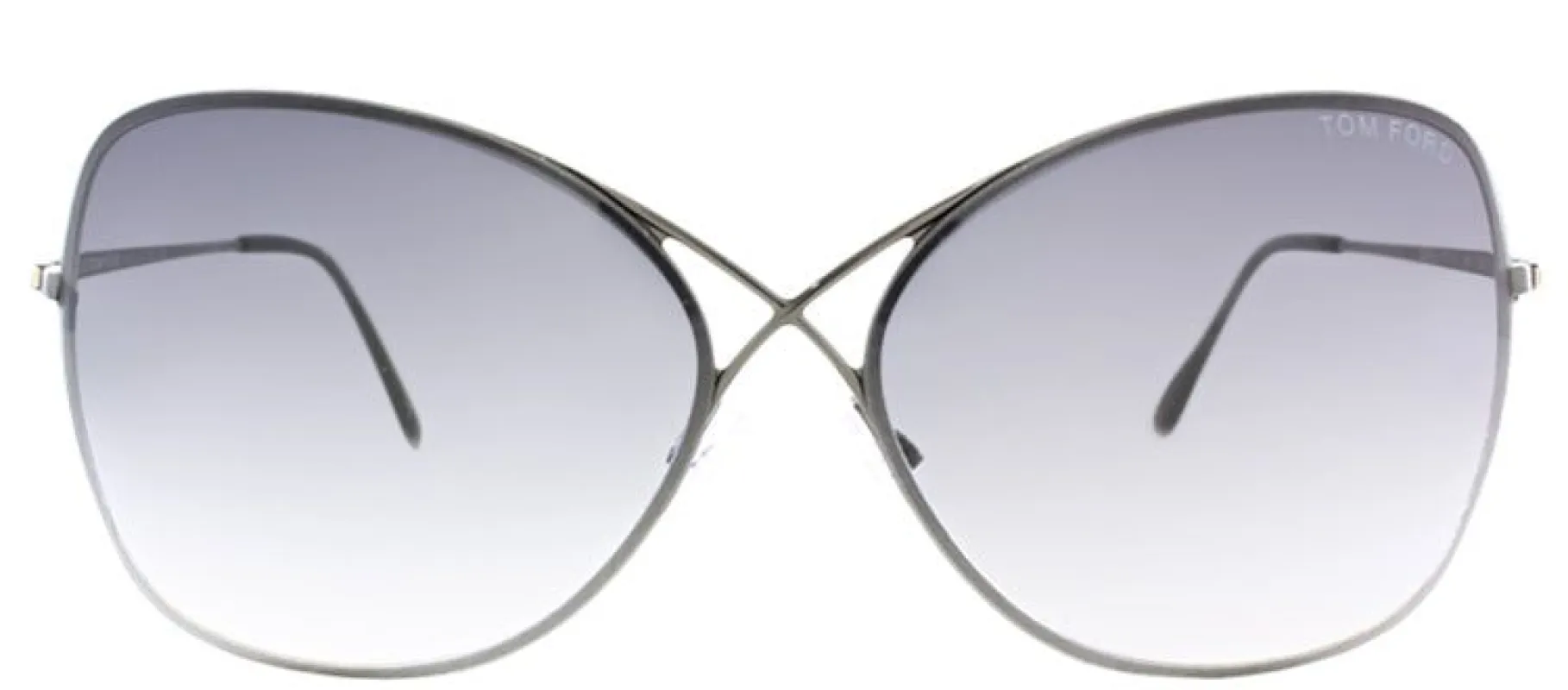 Tom Ford Collete TF 250 08C Fashion Metal Black Sunglasses with Grey Gradient Lens sold by Gaffos