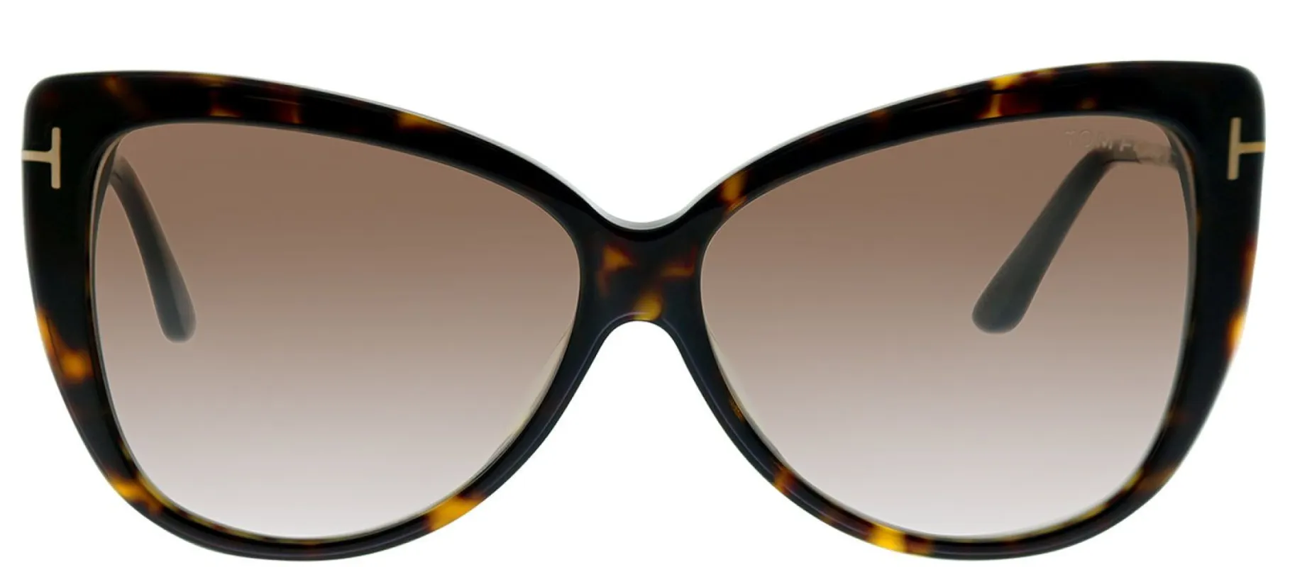 Tom Ford FT 0512 52G Cat-Eye Plastic Tortoise/ Havana Sunglasses with Brown Mirror Lens sold by Gaffos