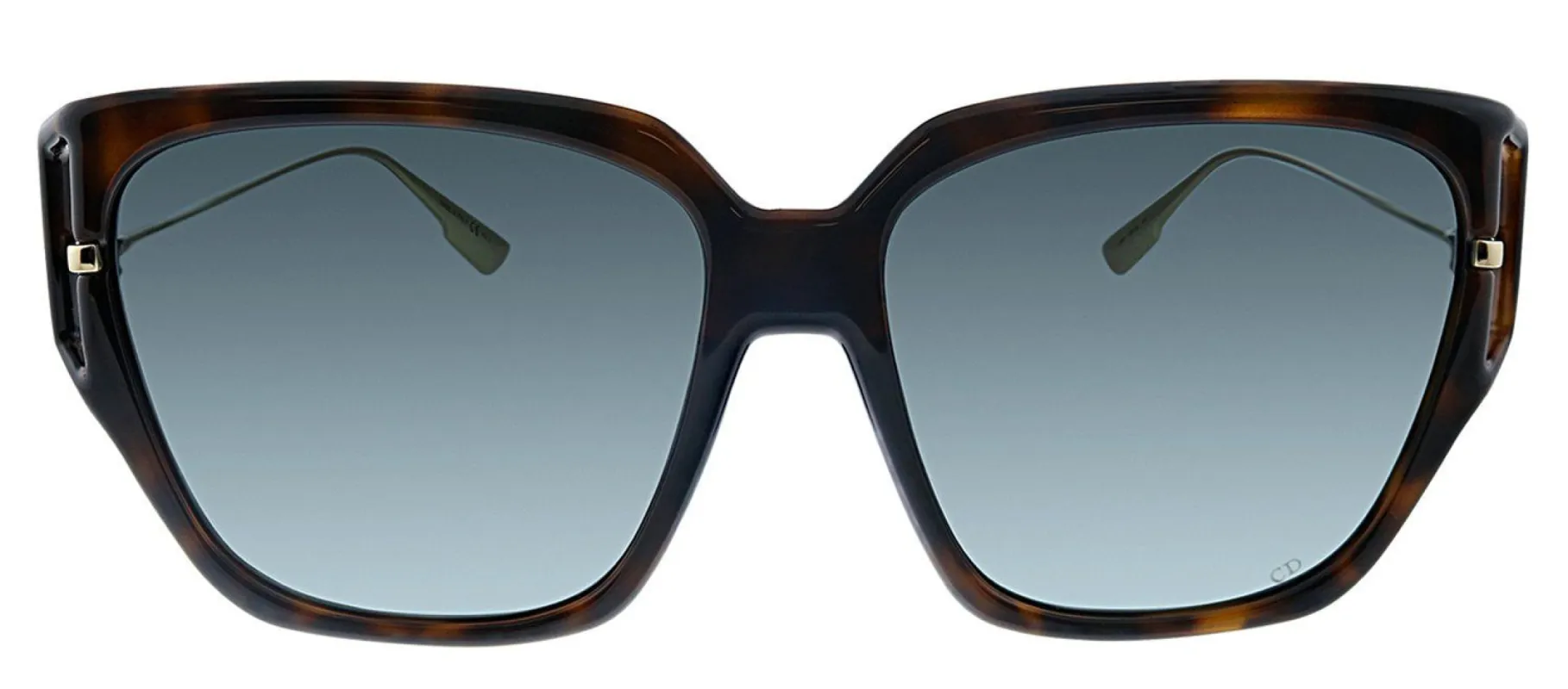 Dior CD Direction3F 086 Geometric Plastic Tortoise Sunglasses with Grey Lens sold by Gaffos