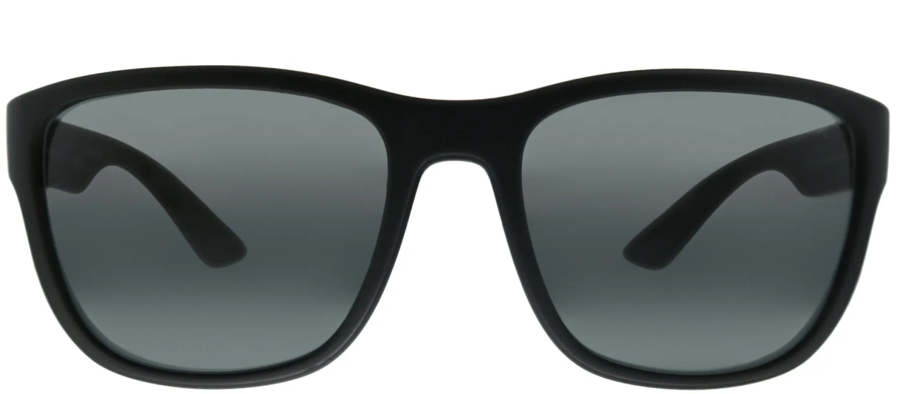 Prada Linea Rossa Active PS 01US DG05S0 Square Plastic Black Sunglasses with Grey Lens made by Prada Linea Rossa