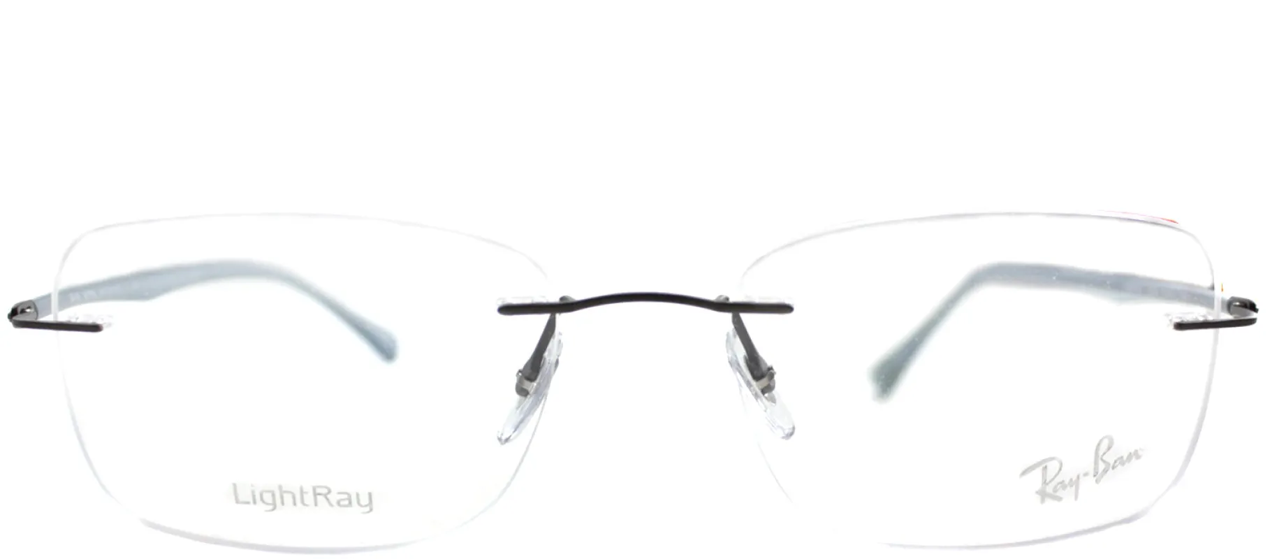 Ray-Ban RX 8725 1028 Rimless Metal Brown Eyeglasses with Demo Lens made by Ray-Ban