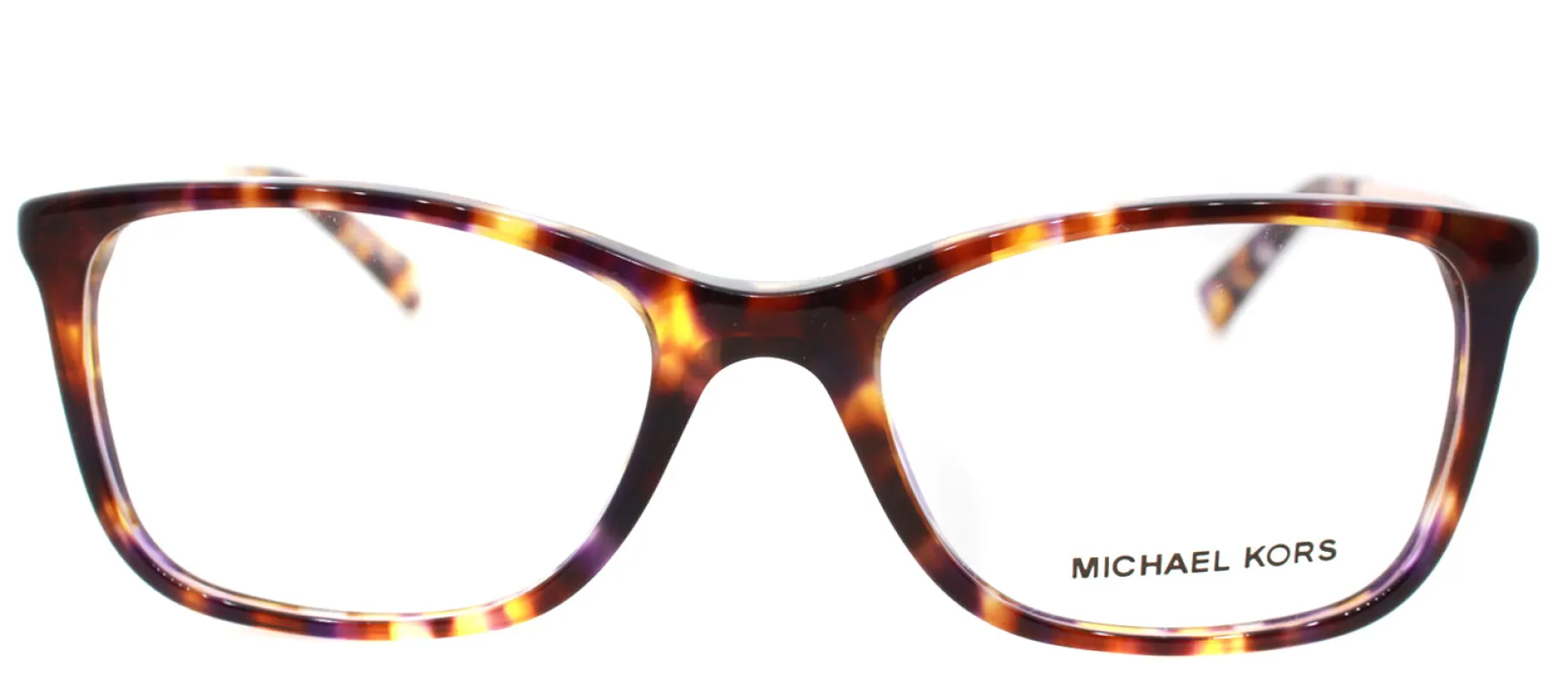 Michael Kors MK 4016 3032 Square Plastic Brown Eyeglasses with Demo Lens made by Michael Kors