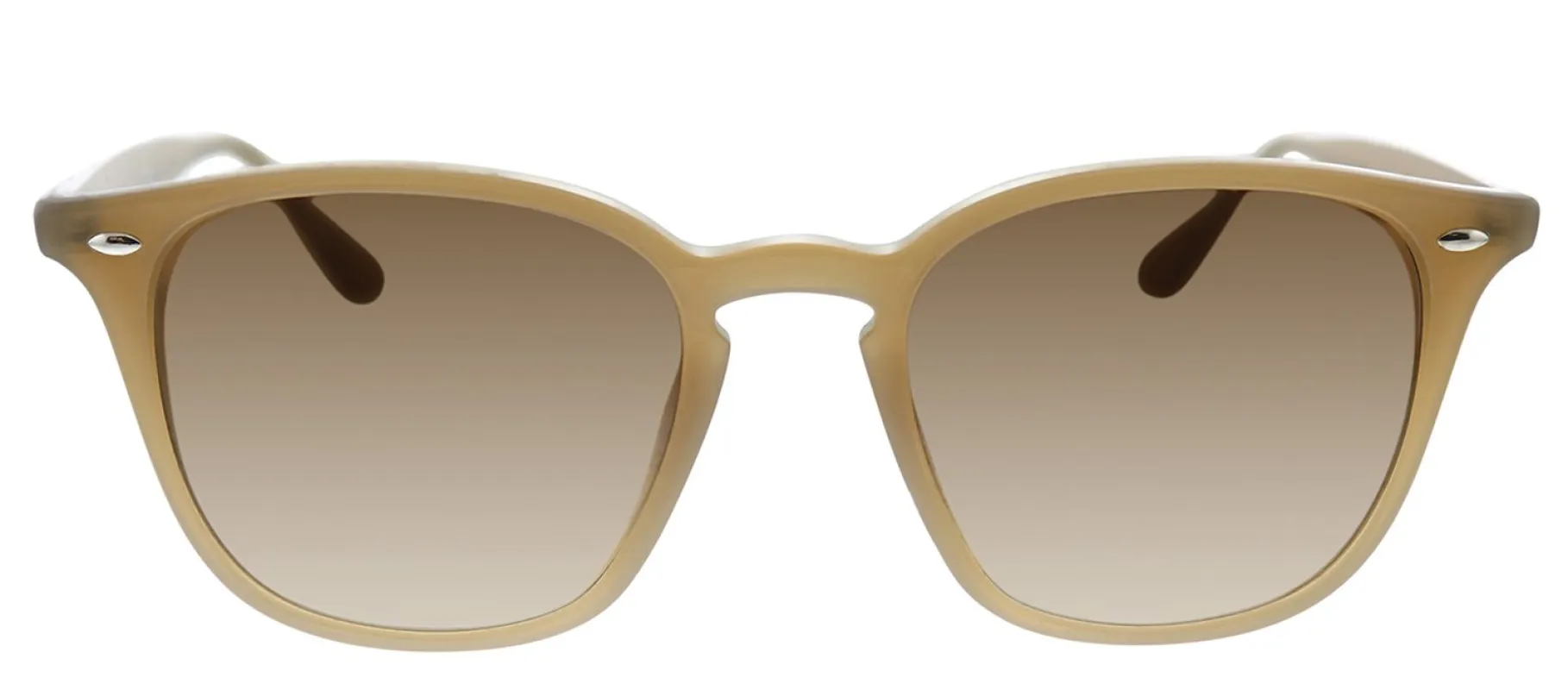 Ray-Ban RB 4258F 616613 Square Plastic Brown Sunglasses with Brown Gradient Lens made by Ray-Ban