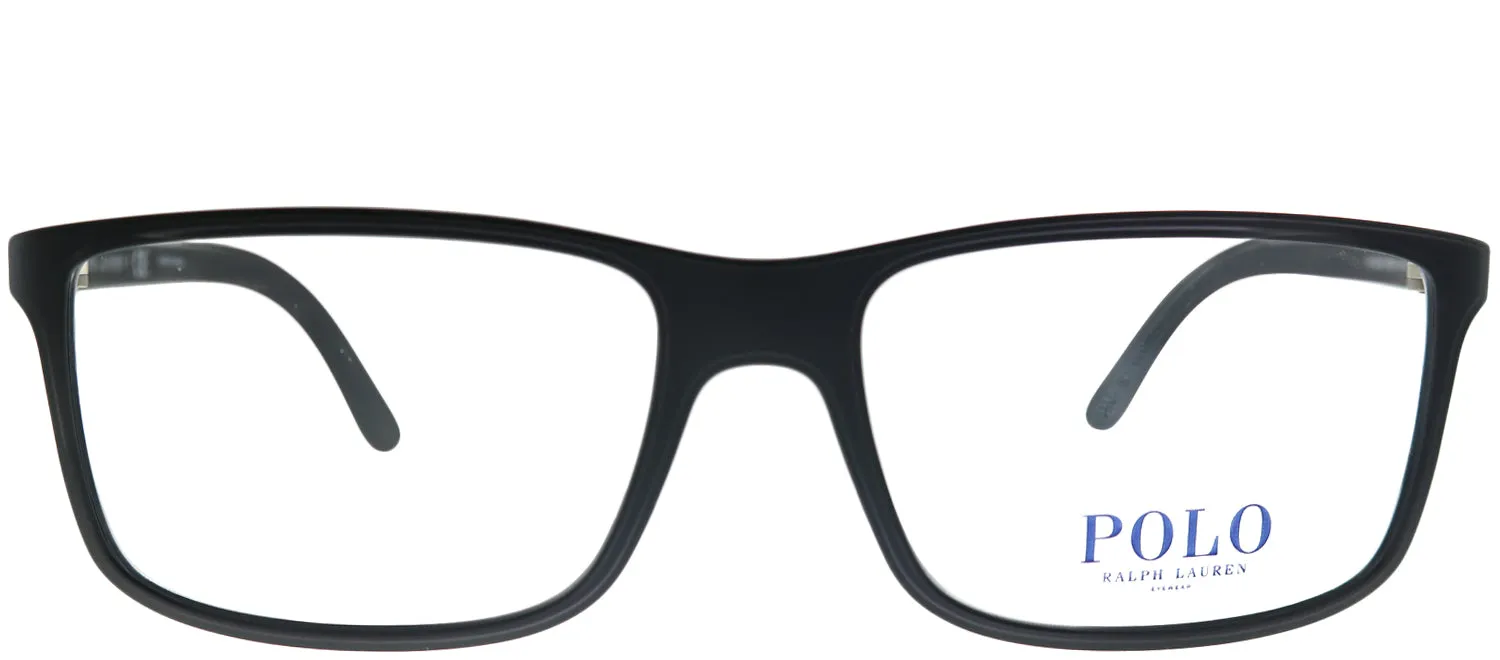 Polo Ralph Lauren PH 2126 5505 Rectangle Plastic Black Eyeglasses with Demo Lens sold by Gaffos