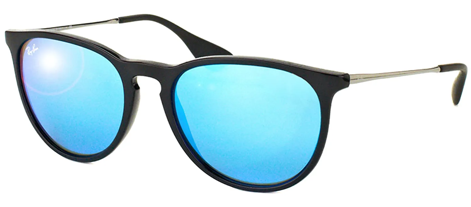 Ray-Ban RB 4171 601/55 Oval Plastic Black Sunglasses with Blue Mirror Lens sold by Gaffos product image thumbnail 2