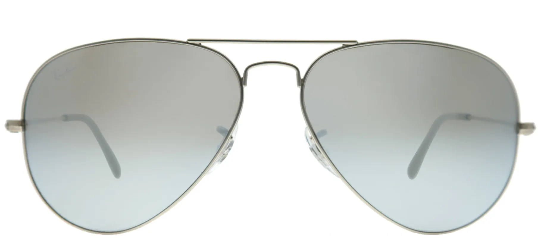 Ray-Ban Classic Aviator RB 3025 019/W3 Aviator Metal Silver Sunglasses with Silver Mirror Polarized Lens made by Ray-Ban