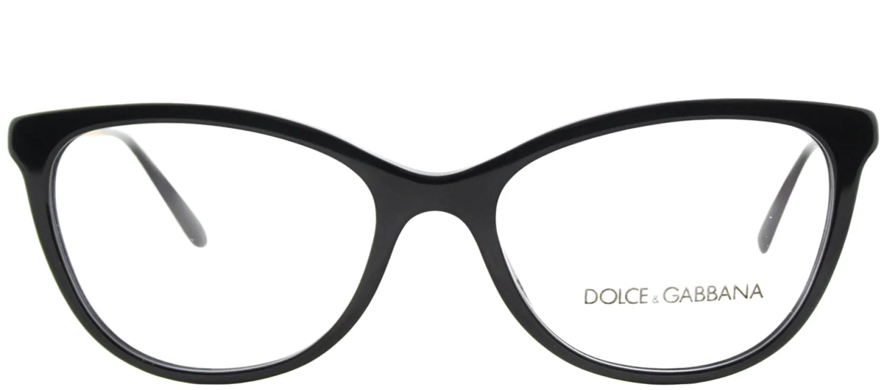 Dolce & Gabbana DG 3258 501 Square Plastic Black Eyeglasses with Demo Lens made by Dolce & Gabanna