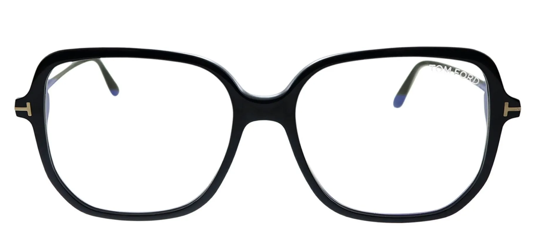 Tom Ford FT 5578-B 001 Black Square Plastic Eyeglasses with Demo Lens sold by Gaffos