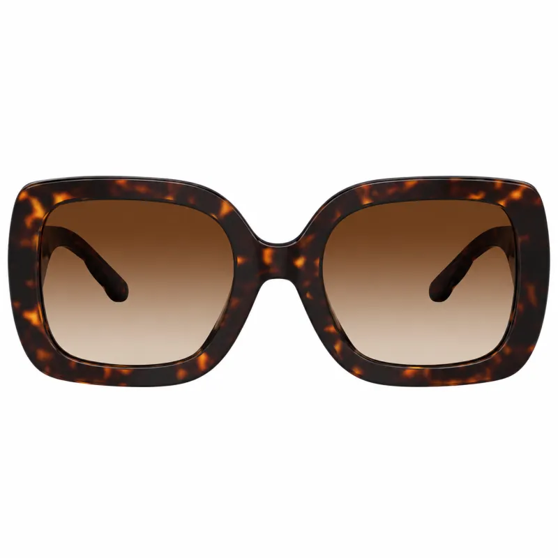 Tory Burch TY 7179U 172813 Butterfly Plastic Tortoise Sunglasses with Brown Gradient Lens made by Tory Burch