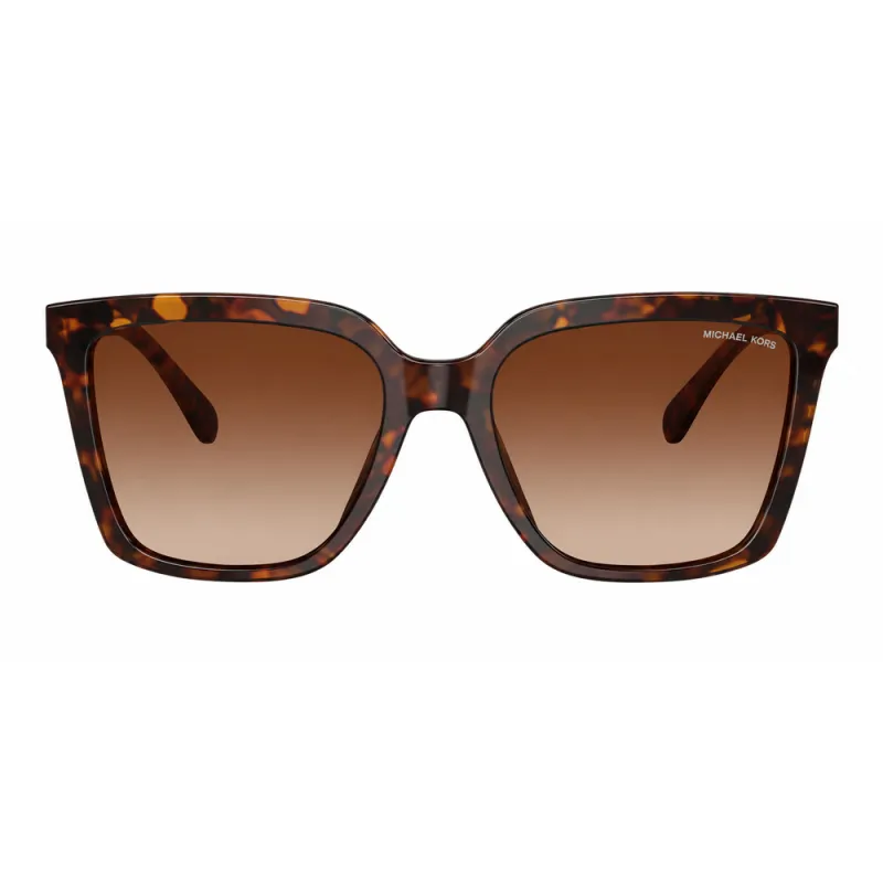 Michael Kors MK 2256U 4031AO Square Plastic Tortoise Sunglasses with Brown Mirrored Lens made by Michael Kors