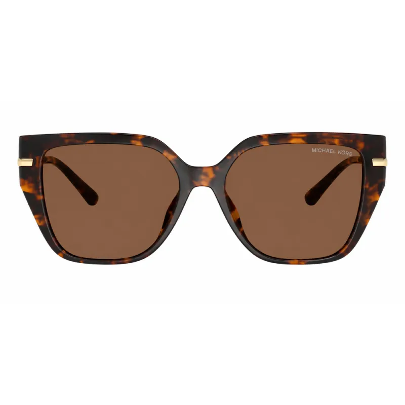 Michael Kors MK 2231U 30063G Square Plastic Tortoise Sunglasses with Brown Lens made by Michael Kors