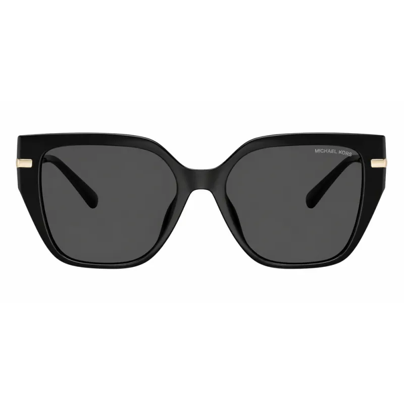 Michael Kors MK 2231U 300587 Square Plastic Black Sunglasses with Grey Lens made by Michael Kors