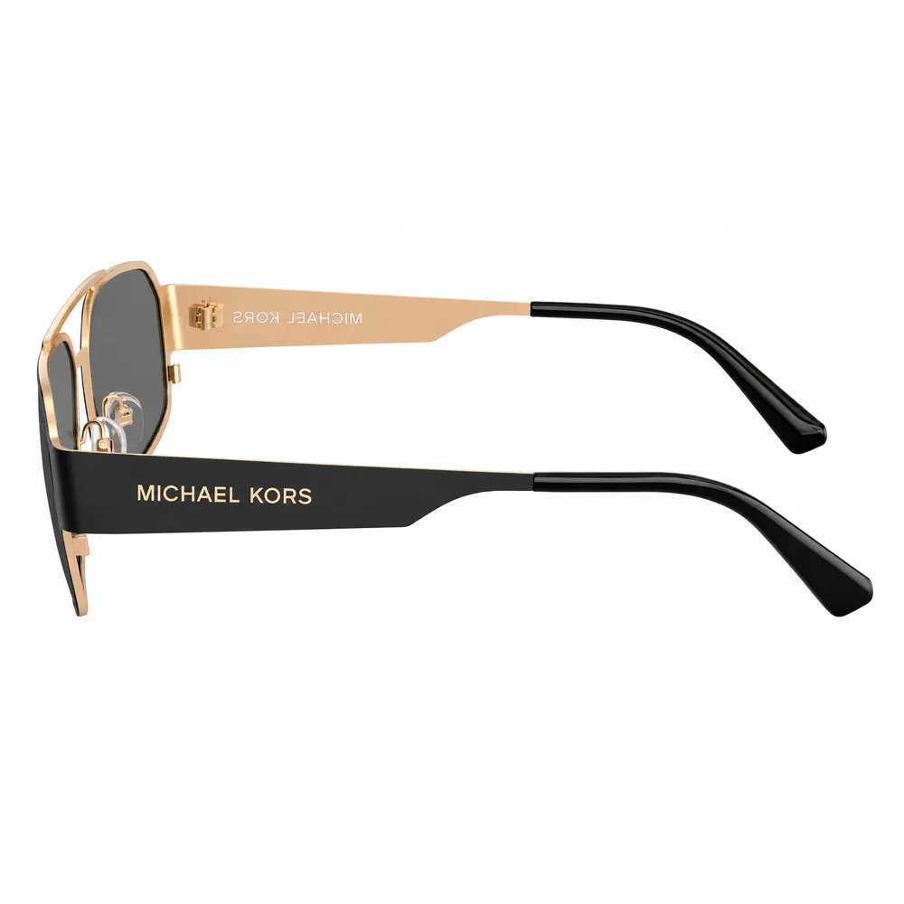 Michael Kors MK 1182 100587 Rectangle Metal Black Sunglasses with Grey Lens sold by Gaffos product image thumbnail 3