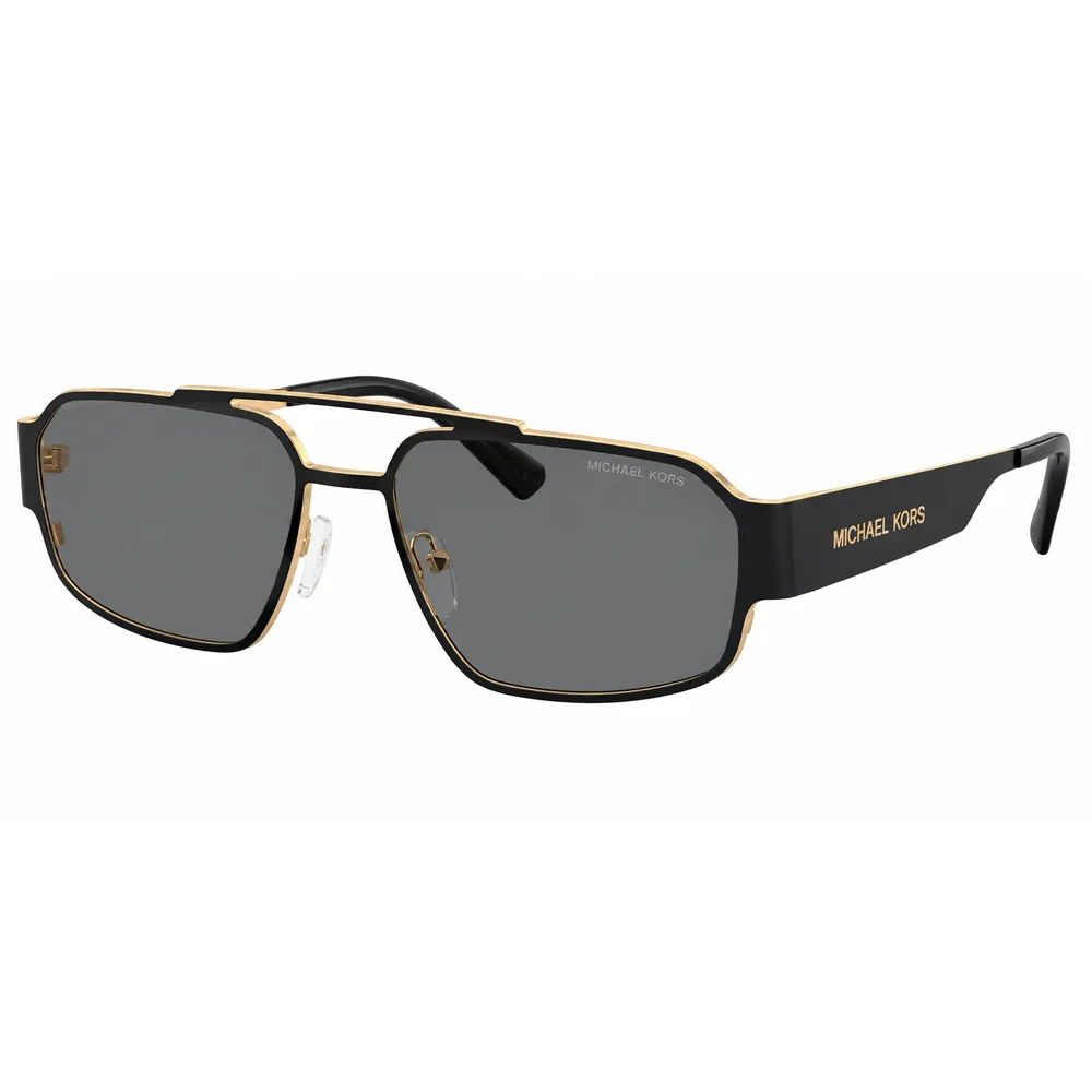 Michael Kors MK 1182 100587 Rectangle Metal Black Sunglasses with Grey Lens sold by Gaffos product image thumbnail 2