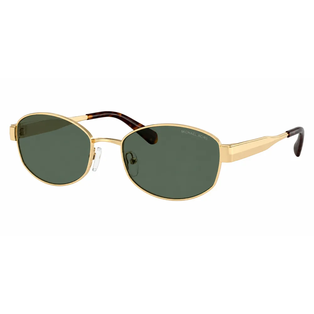 Michael Kors MK 1161 10143H Oval Metal Gold Sunglasses with Green Lens sold by Gaffos product image thumbnail 2