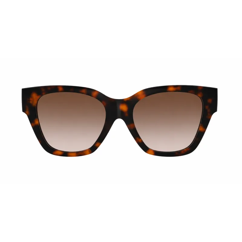 Burberry BE 4489U 300213 Square Plastic Havana Sunglasses with Brown Gradient Lens made by Burberry