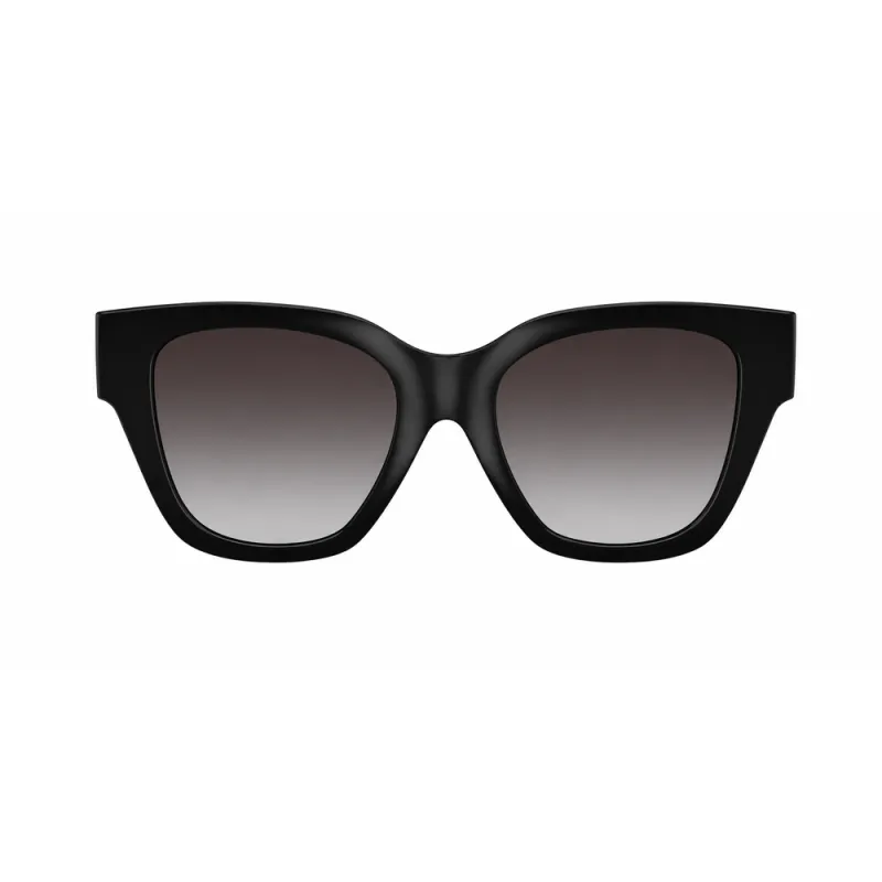 Burberry BE 4489U 300187 Square Plastic Black Sunglasses with Grey Gradient Lens made by Burberry