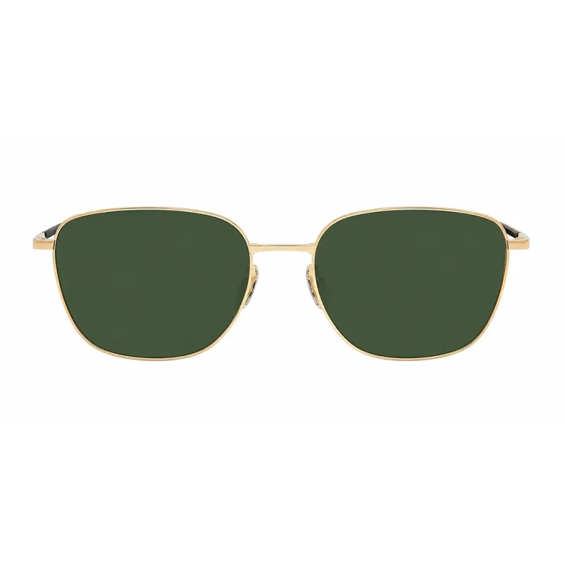 Burberry BE 3171 110971 Square Metal Gold Sunglasses with Green Lens made by Burberry