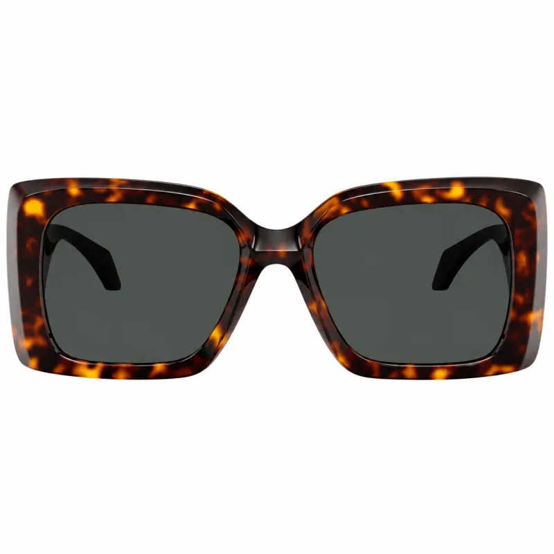 Versace VE 4467U 108/87 Irregular Plastic Havana Sunglasses with Grey Lens made by Versace