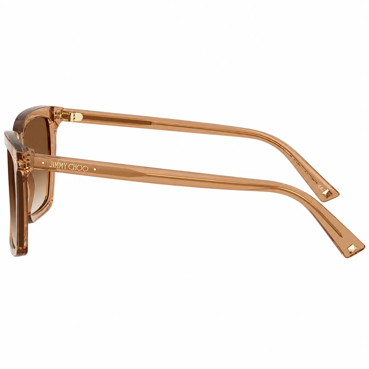 Jimmy Choo JC 5051 507613 Square Plastic Brown Sunglasses with Brown Gradient Lens sold by Gaffos product image thumbnail 3