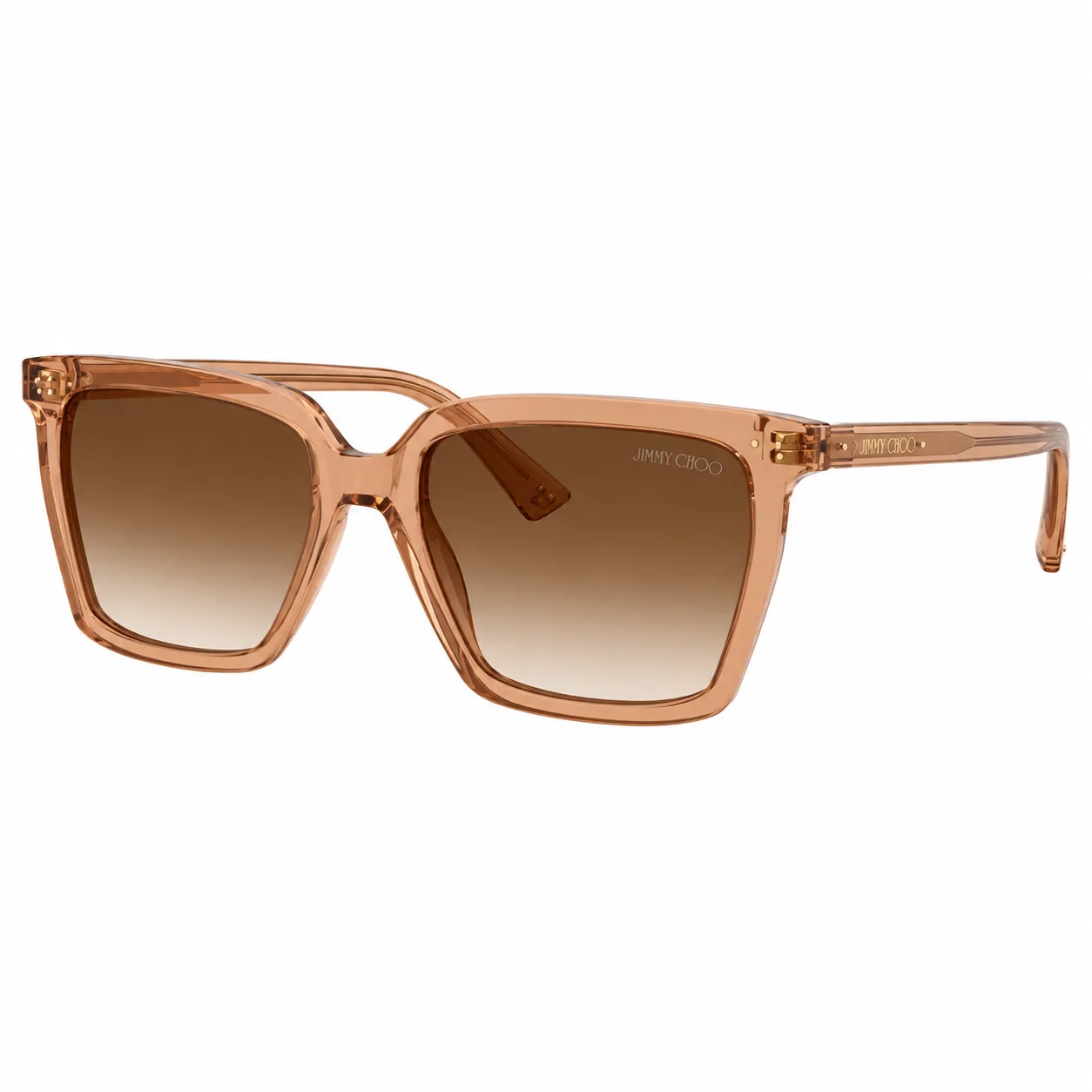Jimmy Choo JC 5051 507613 Square Plastic Brown Sunglasses with Brown Gradient Lens sold by Gaffos product image thumbnail 2