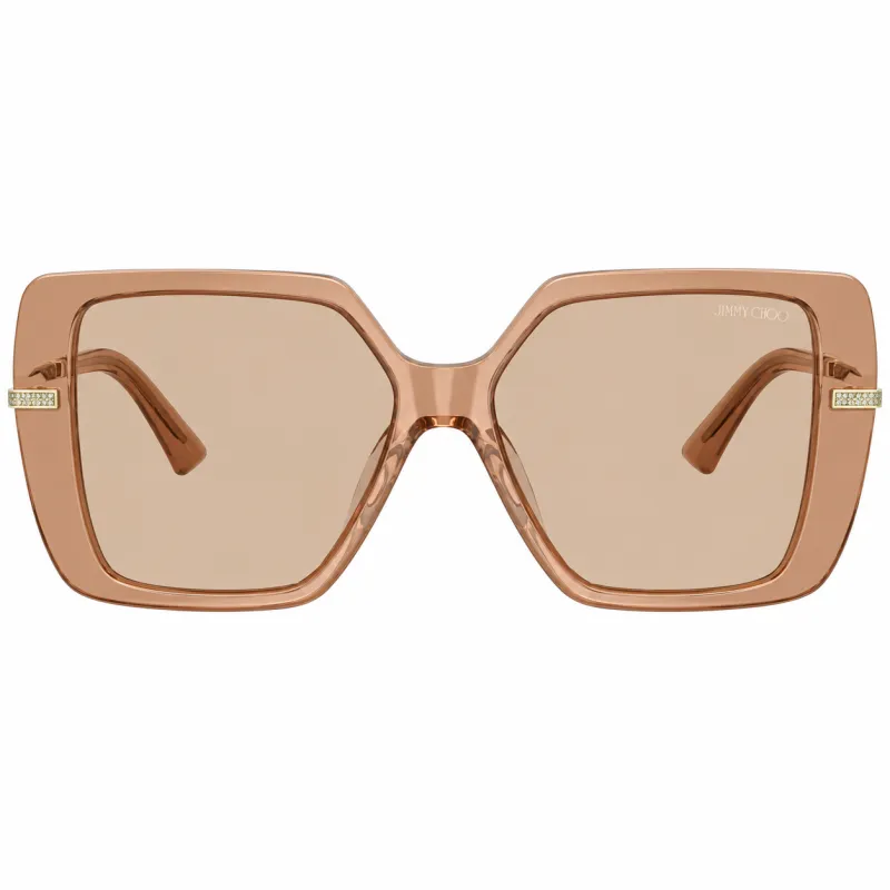 Jimmy Choo JC 5048JU 507693 Square Plastic Brown Sunglasses with Brown Lens made by Jimmy Choo