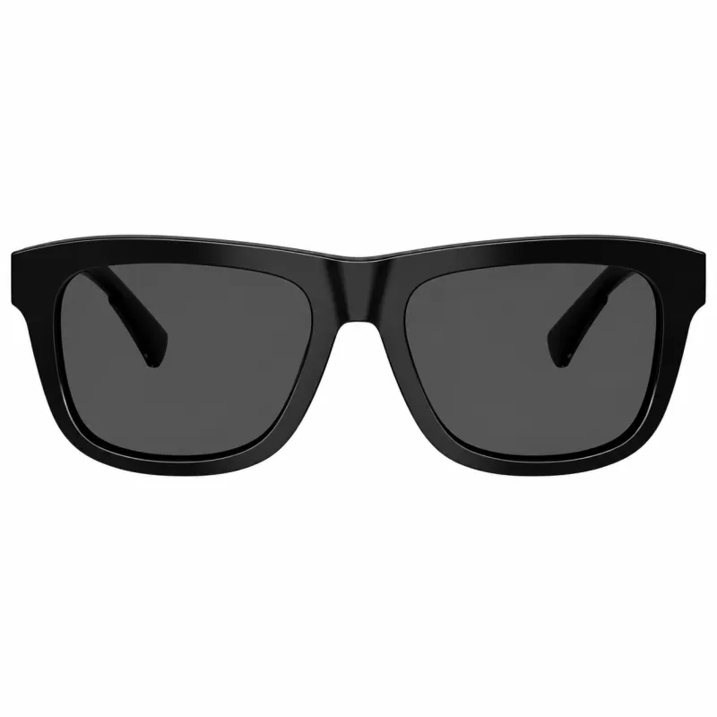 Dolce & Gabbana DG 4545 501/87 Square Plastic Black Sunglasses with Grey Lens made by Dolce & Gabanna