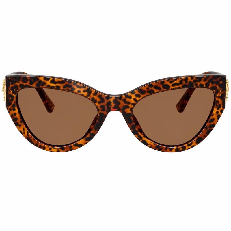 Dolce & Gabbana DG 4536 347073 Cat-Eye Plastic Multicolor Sunglasses with Brown Lens made by Dolce & Gabanna