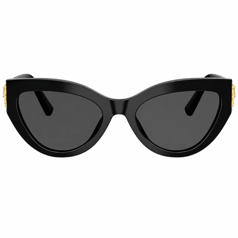 Dolce & Gabbana DG 4536 501/87 Cat-Eye Plastic Black Sunglasses with Grey Lens made by Dolce & Gabanna