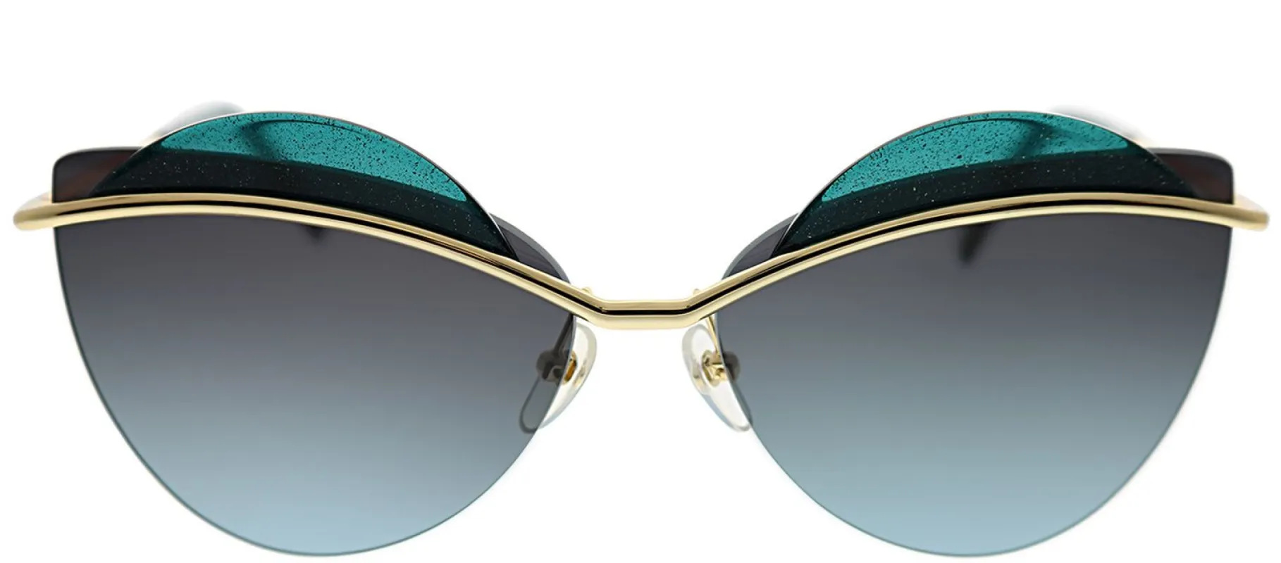 Marc Jacobs Marc 104 J5G I7 Cat-Eye Metal Gold Sunglasses with Grey Gradient Lens sold by Gaffos