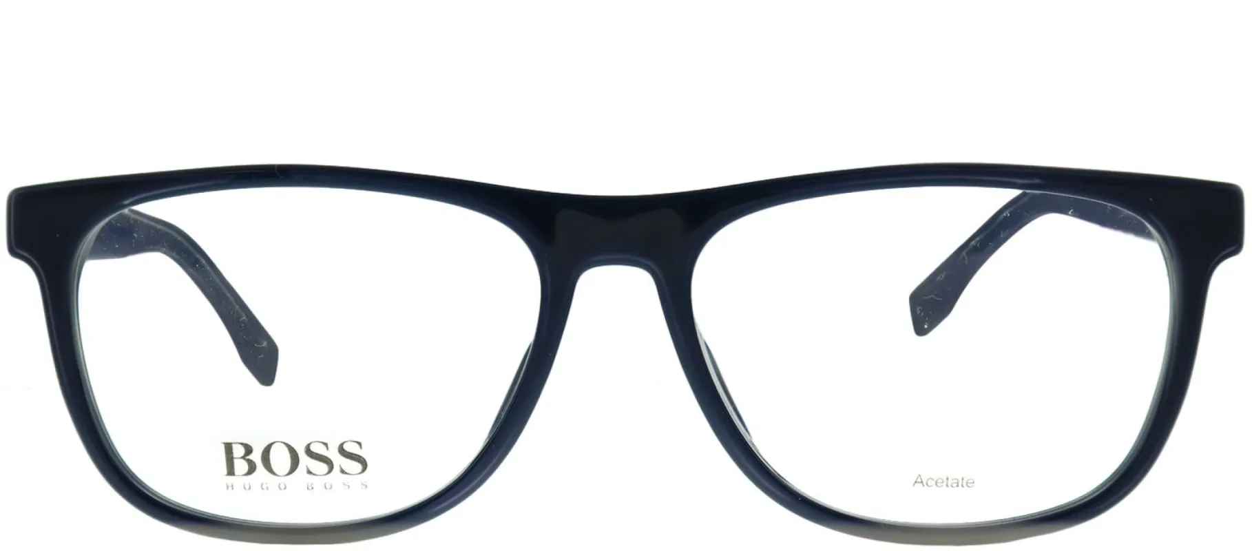 Hugo Boss BOSS 0985 PJP Rectangular Plastic Blue Eyeglasses with Demo Lens made by Gaffos