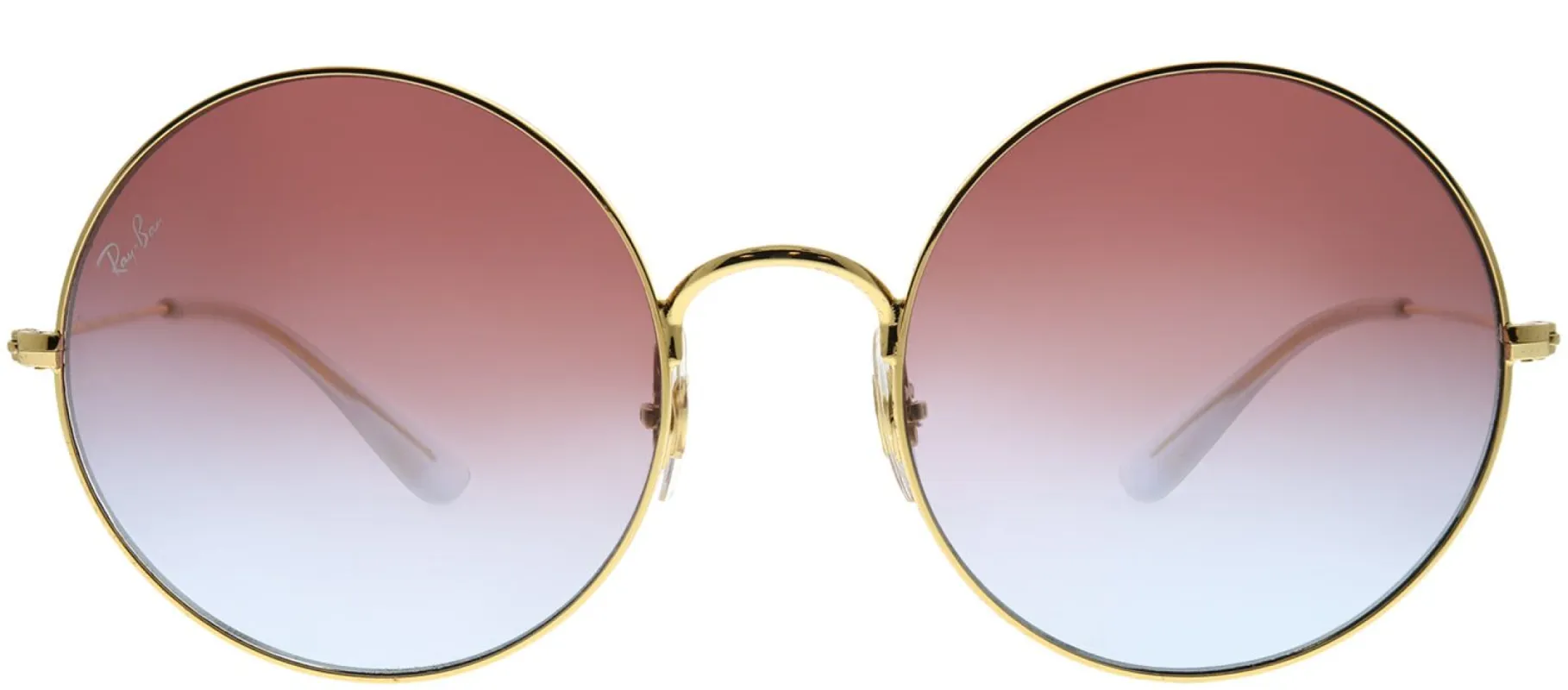 Ray-Ban RB 3592 001/I8 Round Metal Gold Sunglasses with Rose Gradient Lens sold by Gaffos