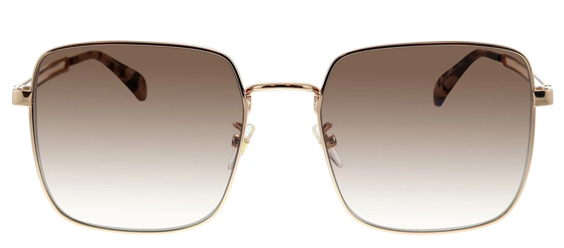 Givenchy GV 7148/F/S DDB Square Metal Gold Sunglasses with Brown Gradient Lens sold by Gaffos