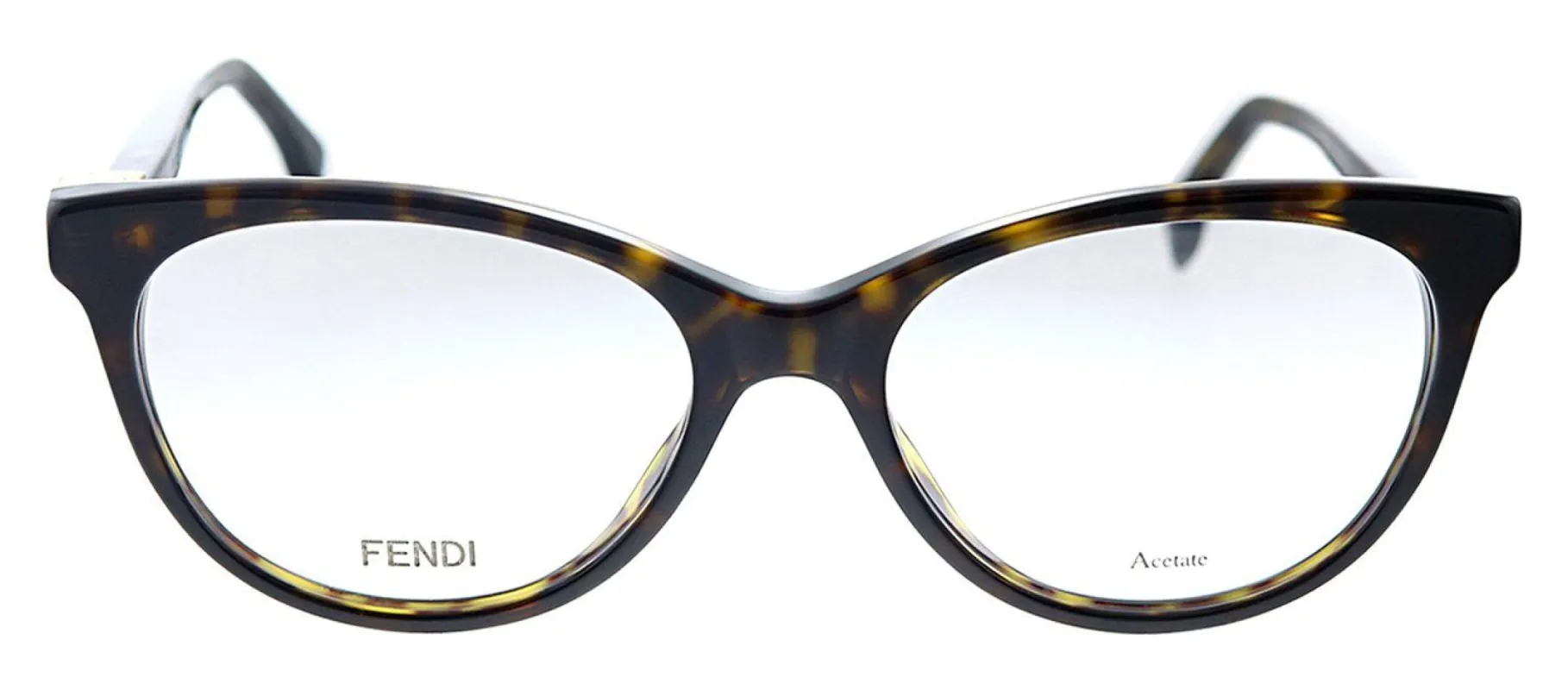 Fendi FF 0201 086 Cat-Eye Plastic Havana Eyeglasses with Demo Lens sold by Gaffos
