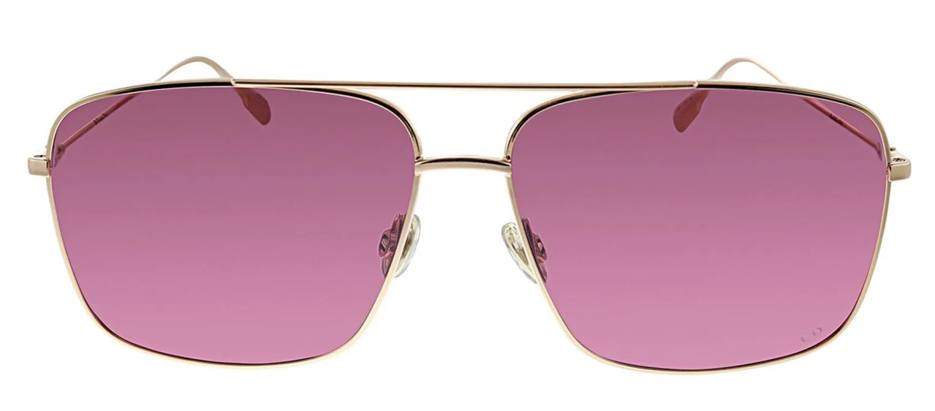 Dior CD Stellaireo3/S DDB U1 Rectangle Metal Gold Sunglasses with Red Lens sold by Gaffos