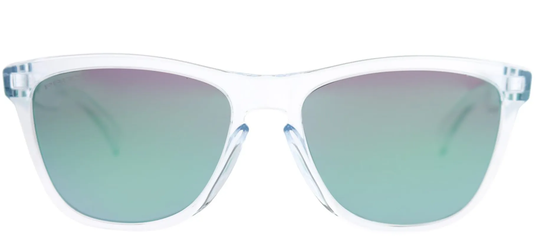 Oakley Frogskins OO 9013 9013D6 Square Plastic Clear Sunglasses with Prizm Jade Lens sold by Gaffos