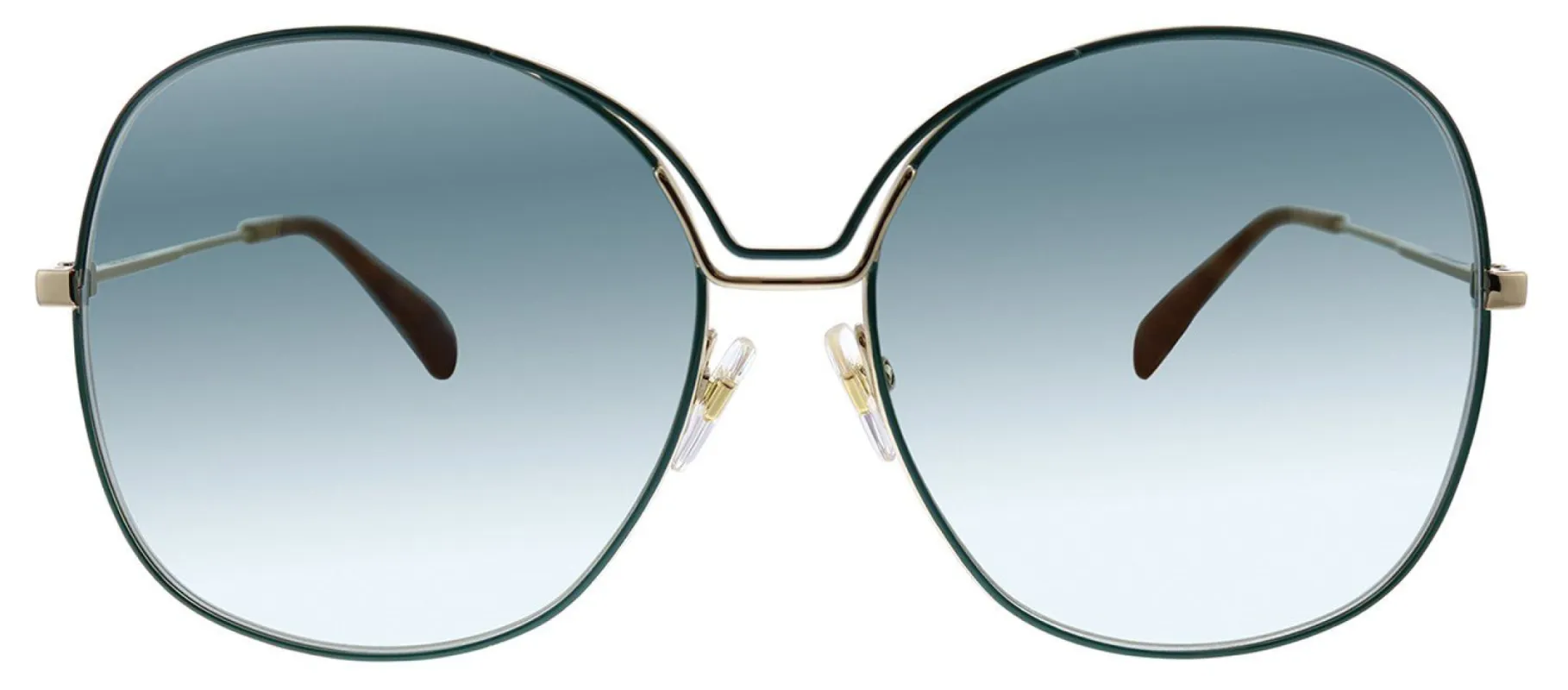 Givenchy GV 7144/S PEF Square Metal Green Sunglasses with Green Gradient Lens sold by Gaffos
