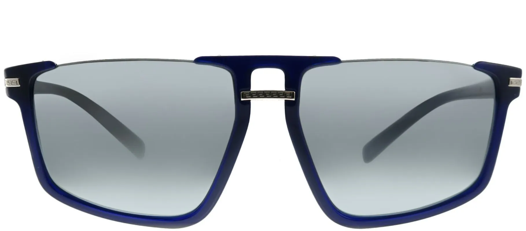 Versace VE 4363 106/6G Square Plastic Blue Sunglasses with Silver Mirror Lens sold by Gaffos