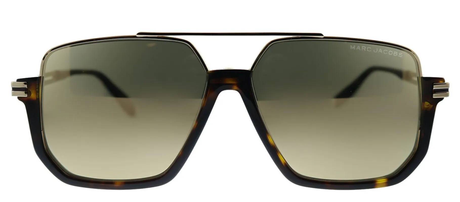 Marc Jacobs MARC 413/S 086 UE Aviator Metal Havana Sunglasses with Gold Mirror Lens sold by Gaffos