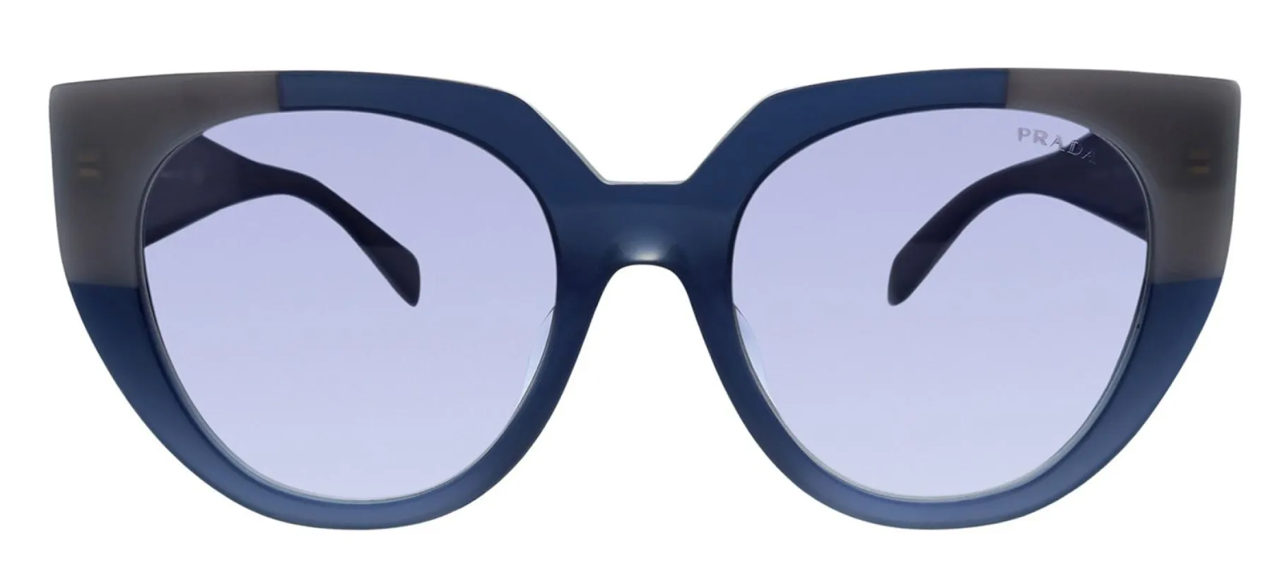 Prada PR 14WSF 07Q409 Cat-Eye Plastic Blue Sunglasses with Blue Gradient Lens sold by Gaffos