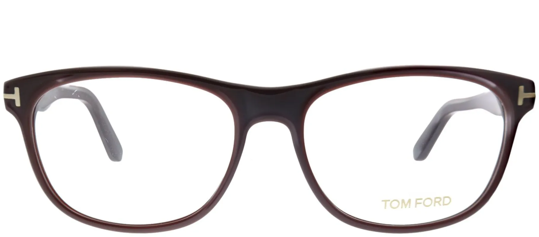 Tom Ford FT 5431 048 Square Plastic Brown Eyeglasses with Demo Lens sold by Gaffos