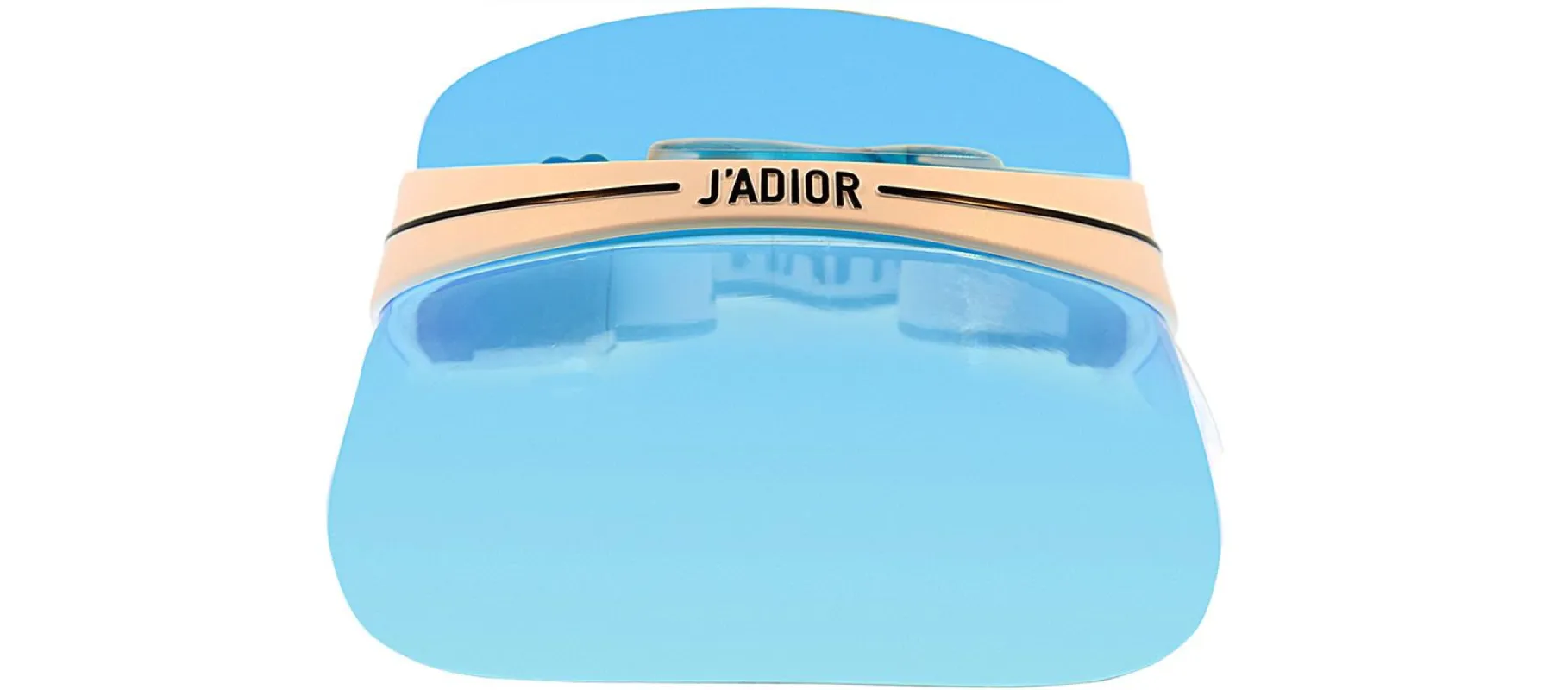 Dior CD DiorClub1 G0Y Plastic Black with Blue Mirror Visor sold by Gaffos