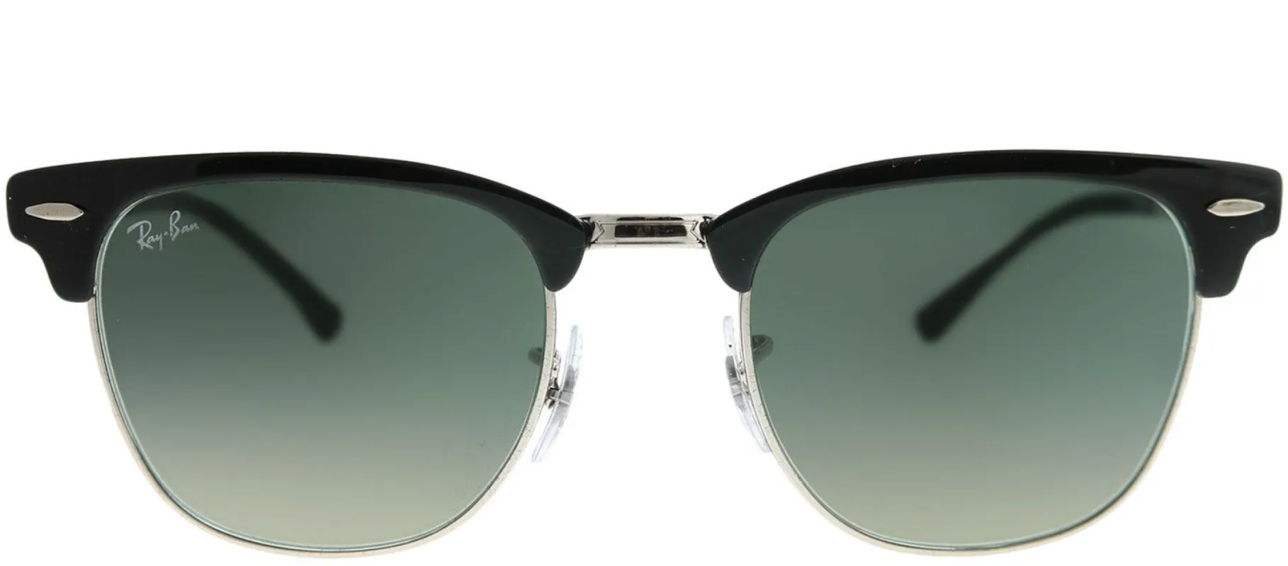 Ray-Ban RB 3716 900471 Clubmaster Metal Black Sunglasses with Grey Gradient Lens sold by Gaffos