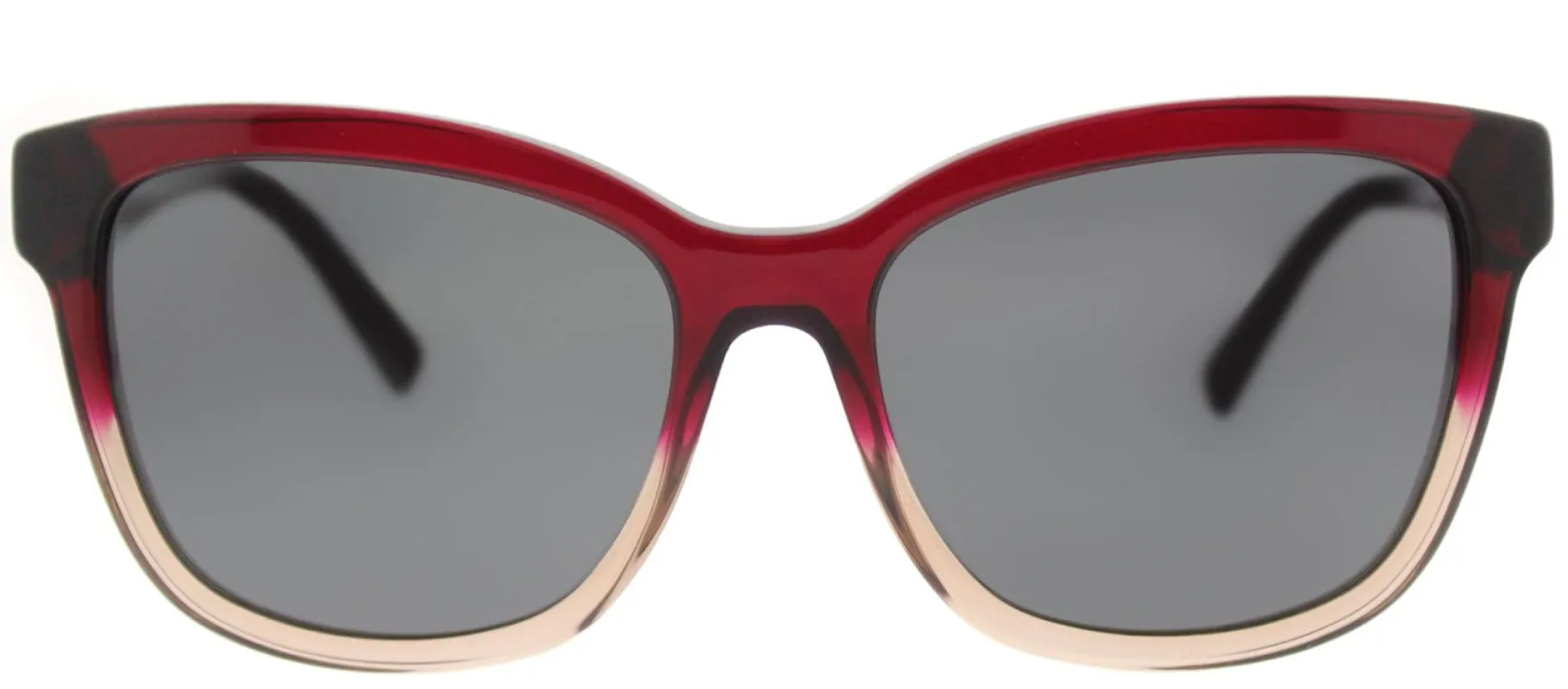 Coach HC 8219 548487 Square Plastic Burgundy/ Red Sunglasses with Dark Grey Lens sold by Gaffos