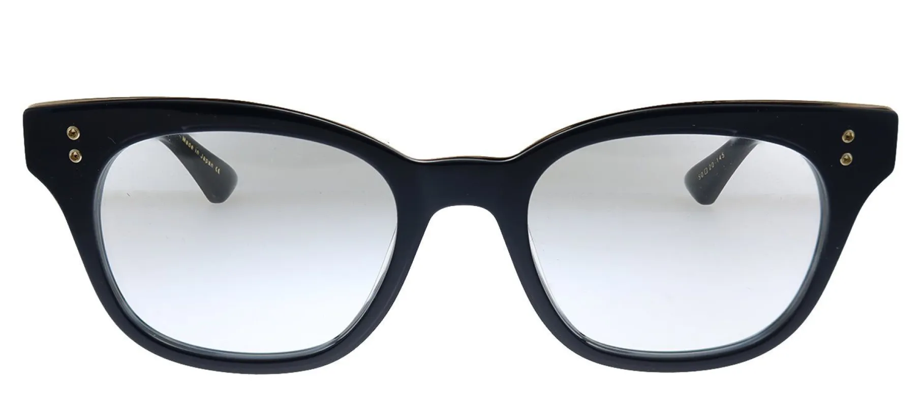 Dita RHYTHM DT DRX-3039-D-NVY-GOLD-50 Square Plastic Black Eyeglasses with Clear Lens sold by Gaffos