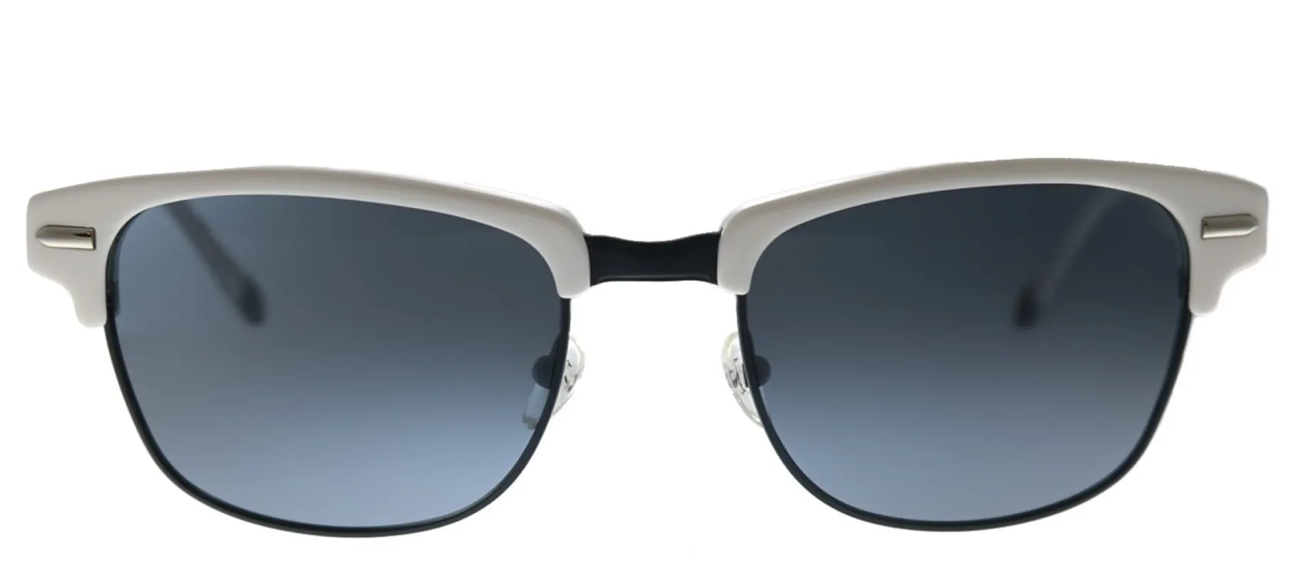 Original Penguin PE Highpockets P WH Square Plastic Ivory/ White Sunglasses with Black Polarized Lens sold by Gaffos