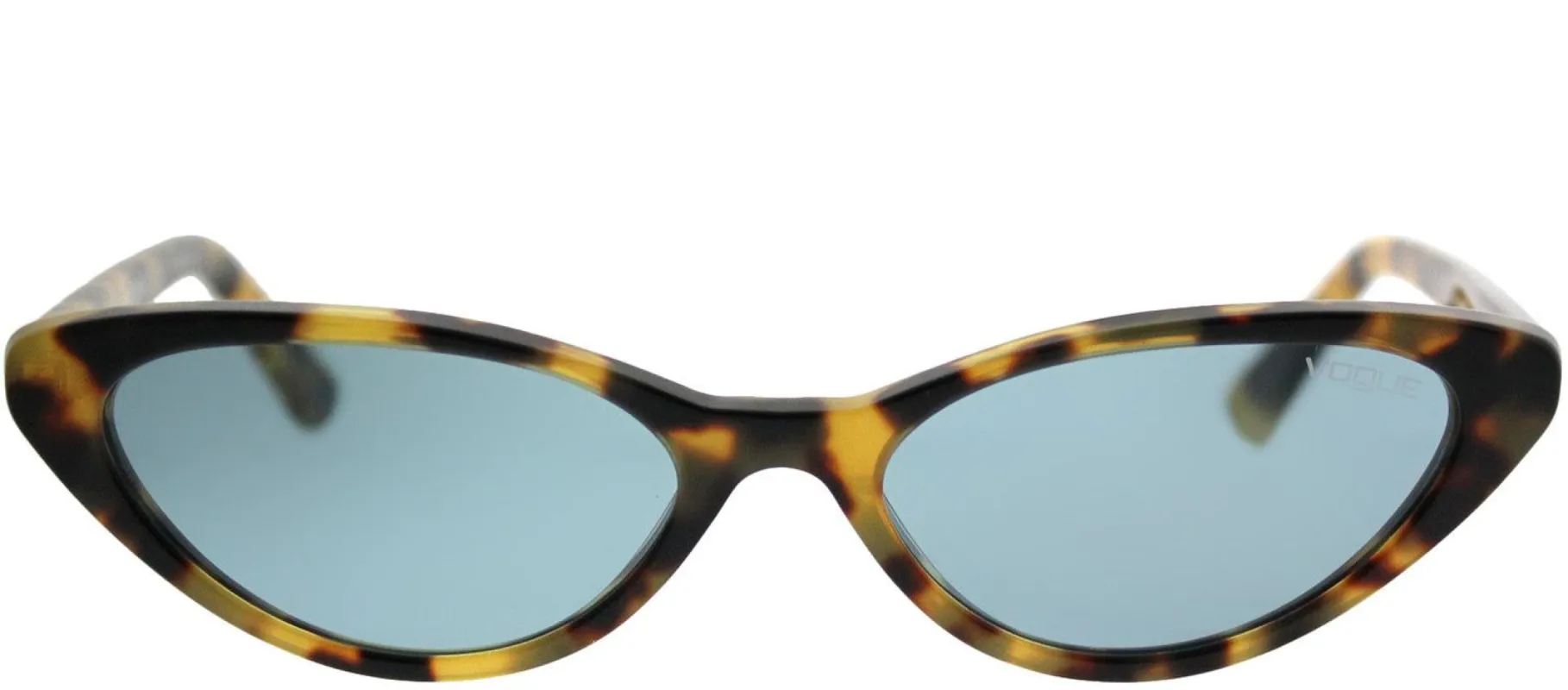 Vogue Eyewear VO 5237S 260580 Cat-Eye Plastic Tortoise/ Havana Sunglasses with Blue Lens sold by Gaffos